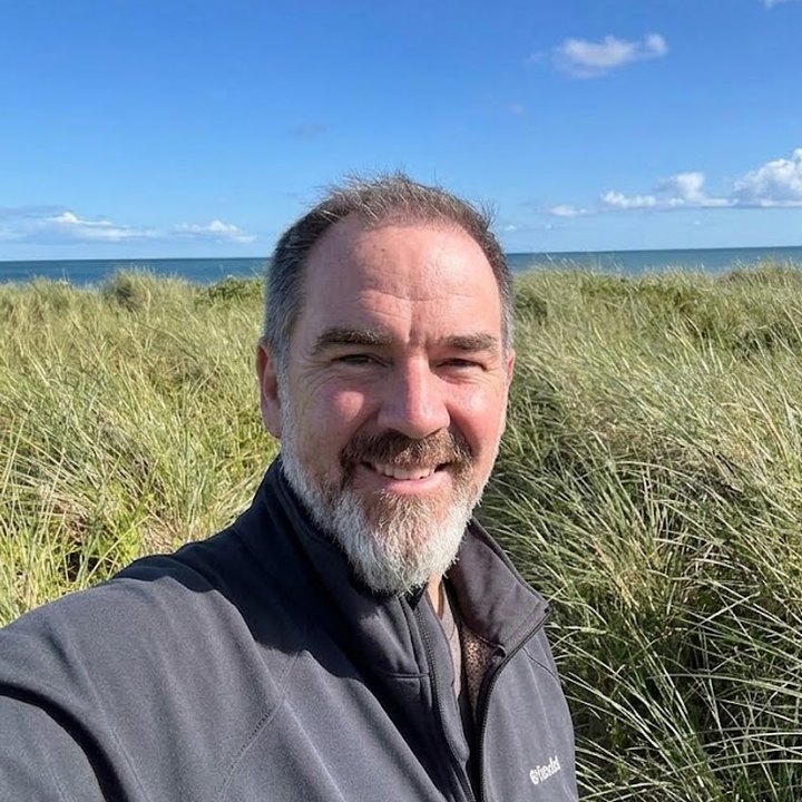 Rory Roberts, on the dunes near Ballyvalloo, Co. Wexford